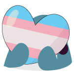 BlobhajTransPrideHeart